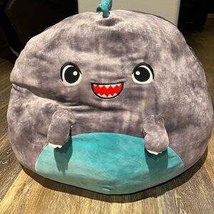 Squishmallows Gray and Blue Stuffed Animal “Rex”